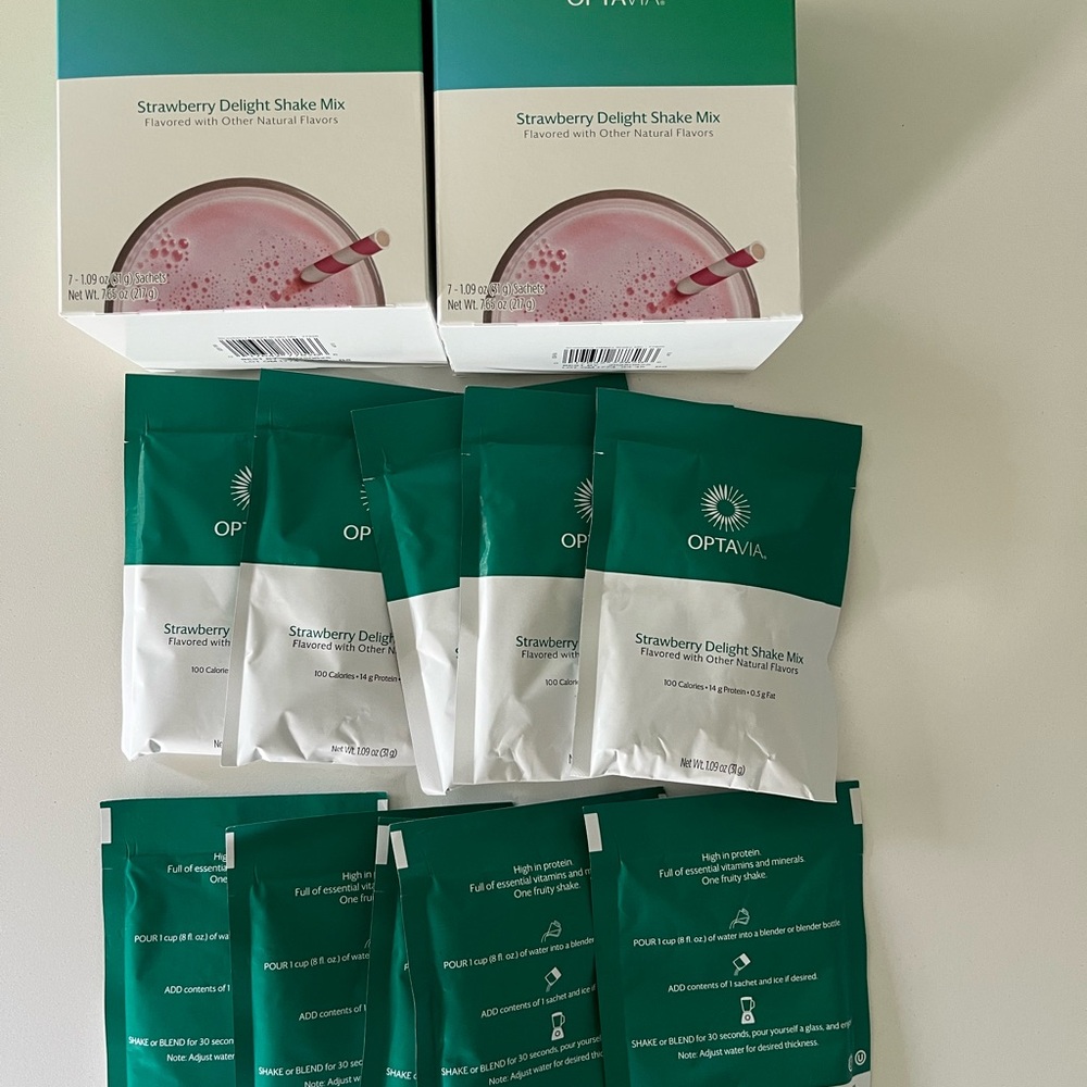 Optavia Strawberry Delight Shake Mix